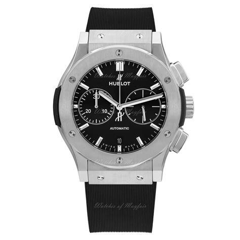 541.nx.1171.rx hublot|Classic Fusion Chronograph Titanium on Rubber 42 mm .